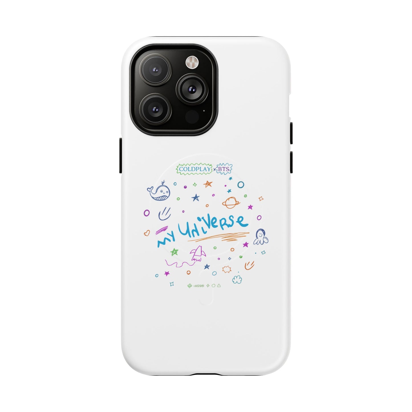 Neon Space Doodles Tough Magnetic Case