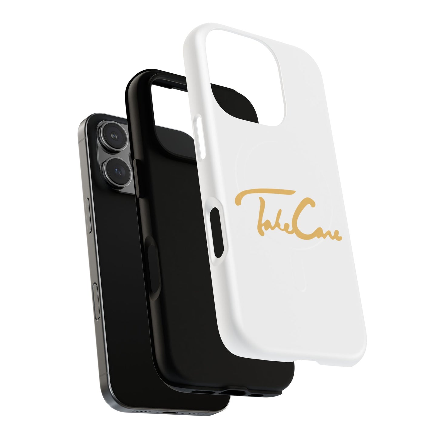 Take Care Gold Script Tough Magnetic Cases