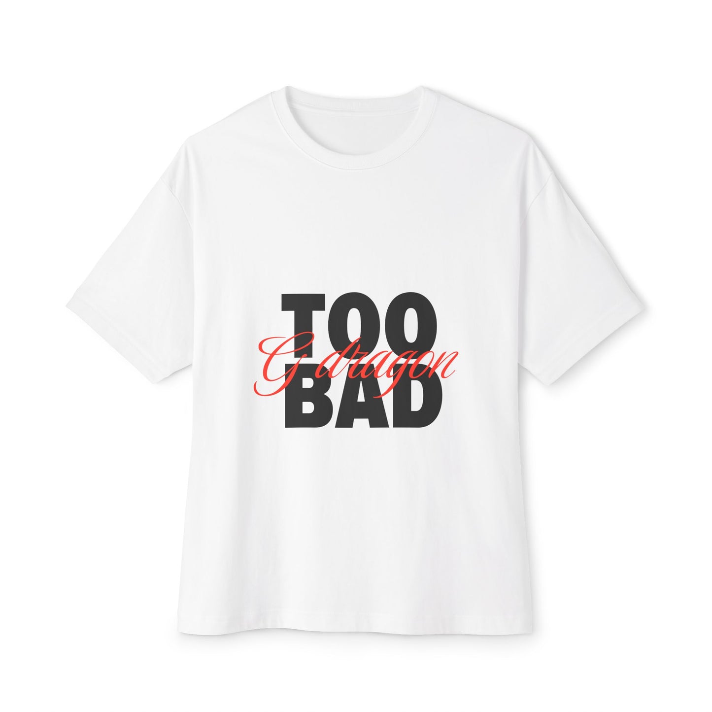 Signature Flame Script Unisex Oversized Boxy Tee