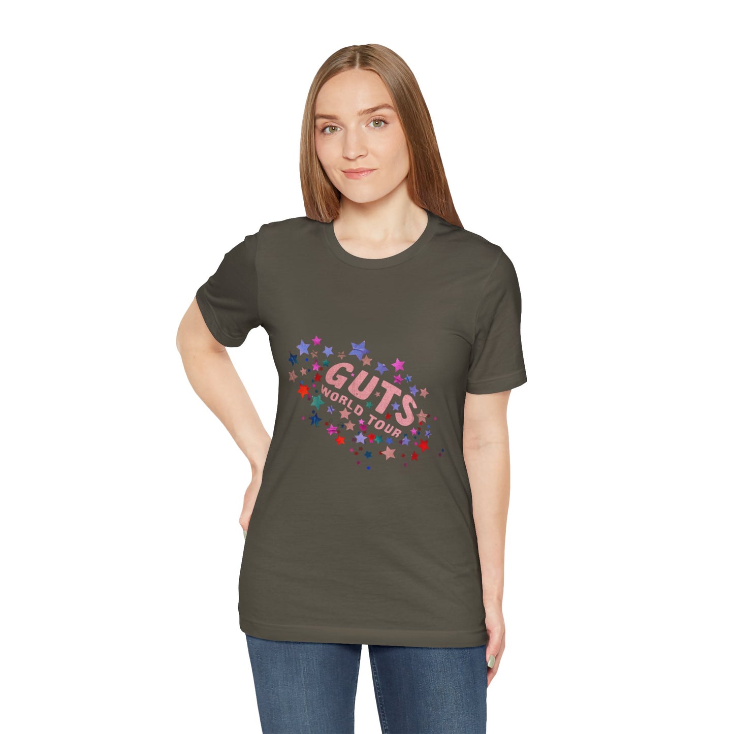 Olivia Rodrigo Unisex Jersey Short Sleeve Tee - Guts World Tour