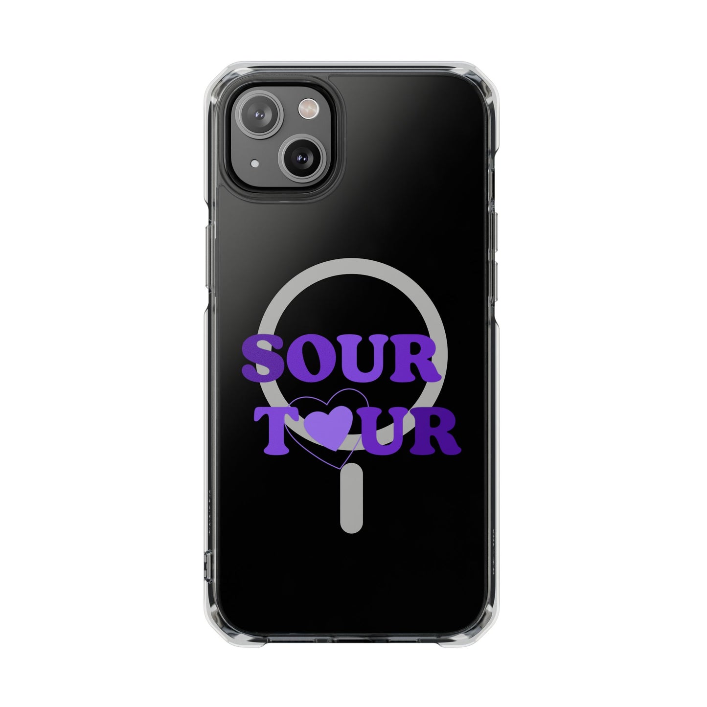 SOUR TOUR Heart Magnetic Clear Impact Case