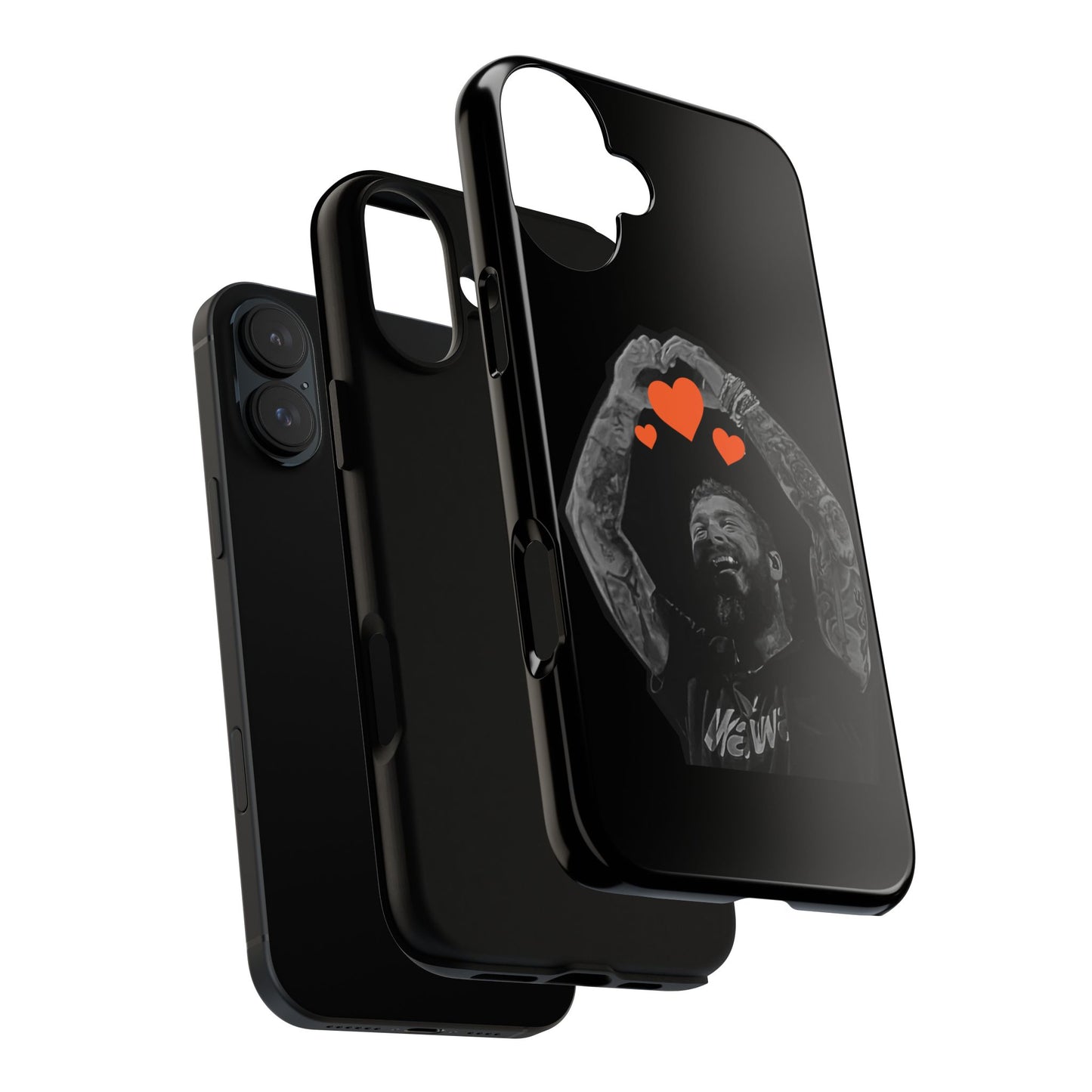 Tough iPhone Case (12–16 Pro Max) – Post Malone Heartfelt Wishes