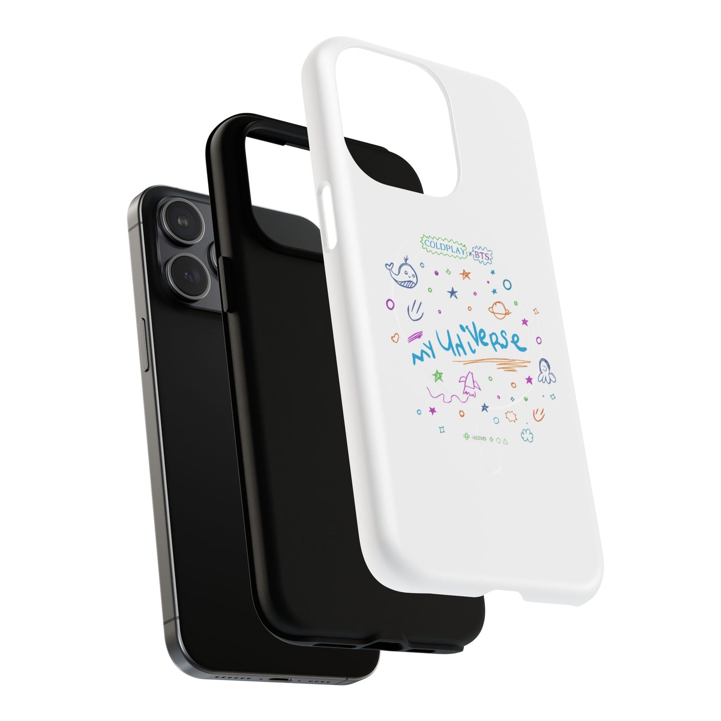 Neon Space Doodles Tough Magnetic Case