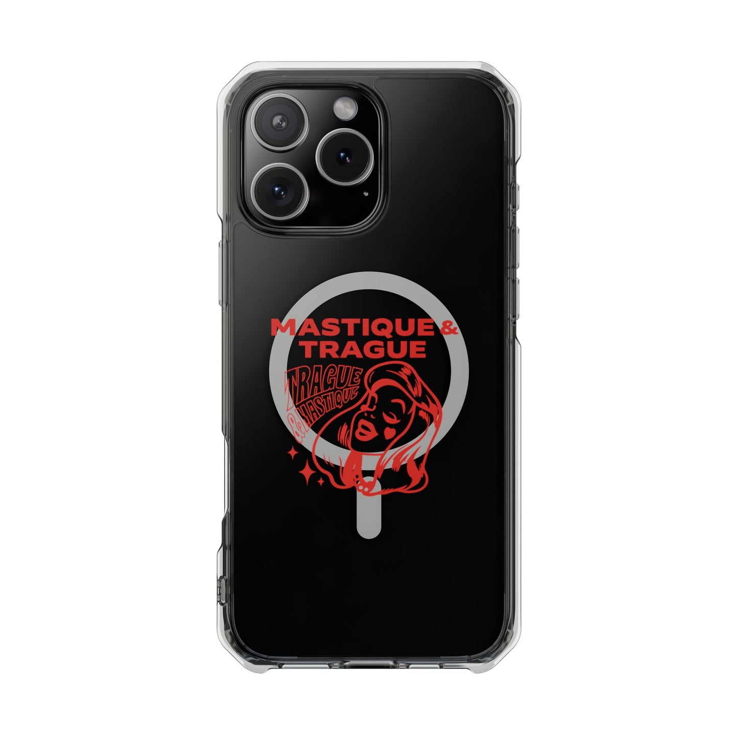 Fierce Femme in Red Clear Impact case