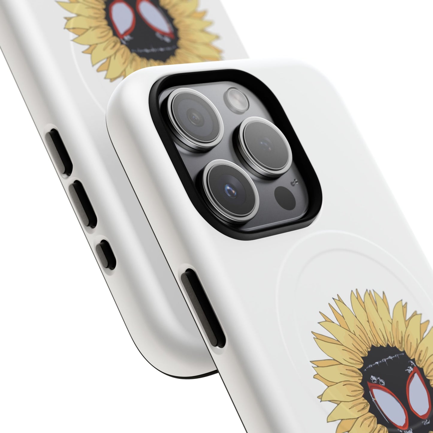 Sunflower Mask Illustration Tough Magnetic Case