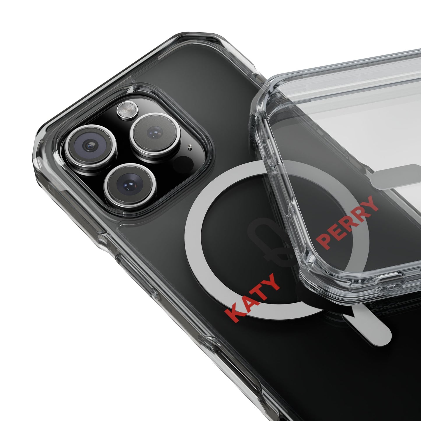 Dual Name Impact Magnetic Clear Impact cases