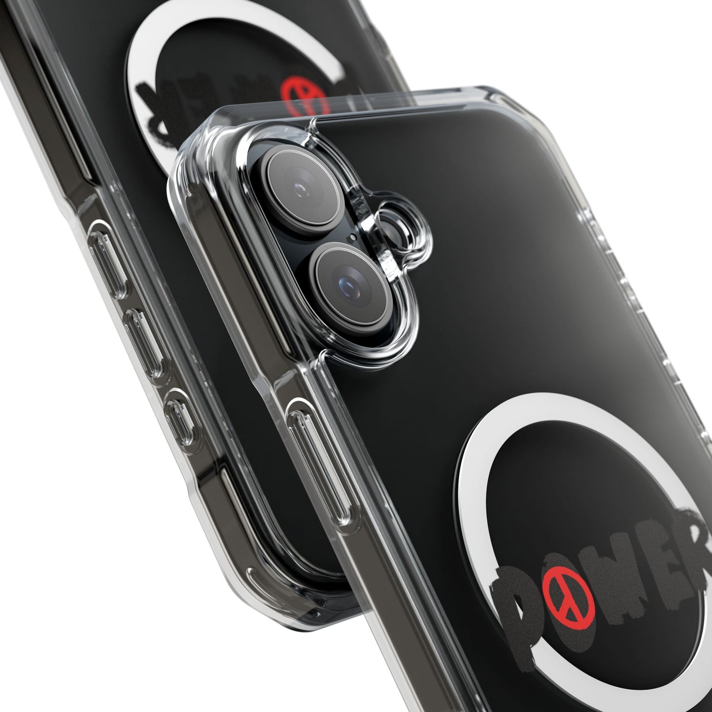 Peace Vibes Streetwear Magnetic Clear Impact Case