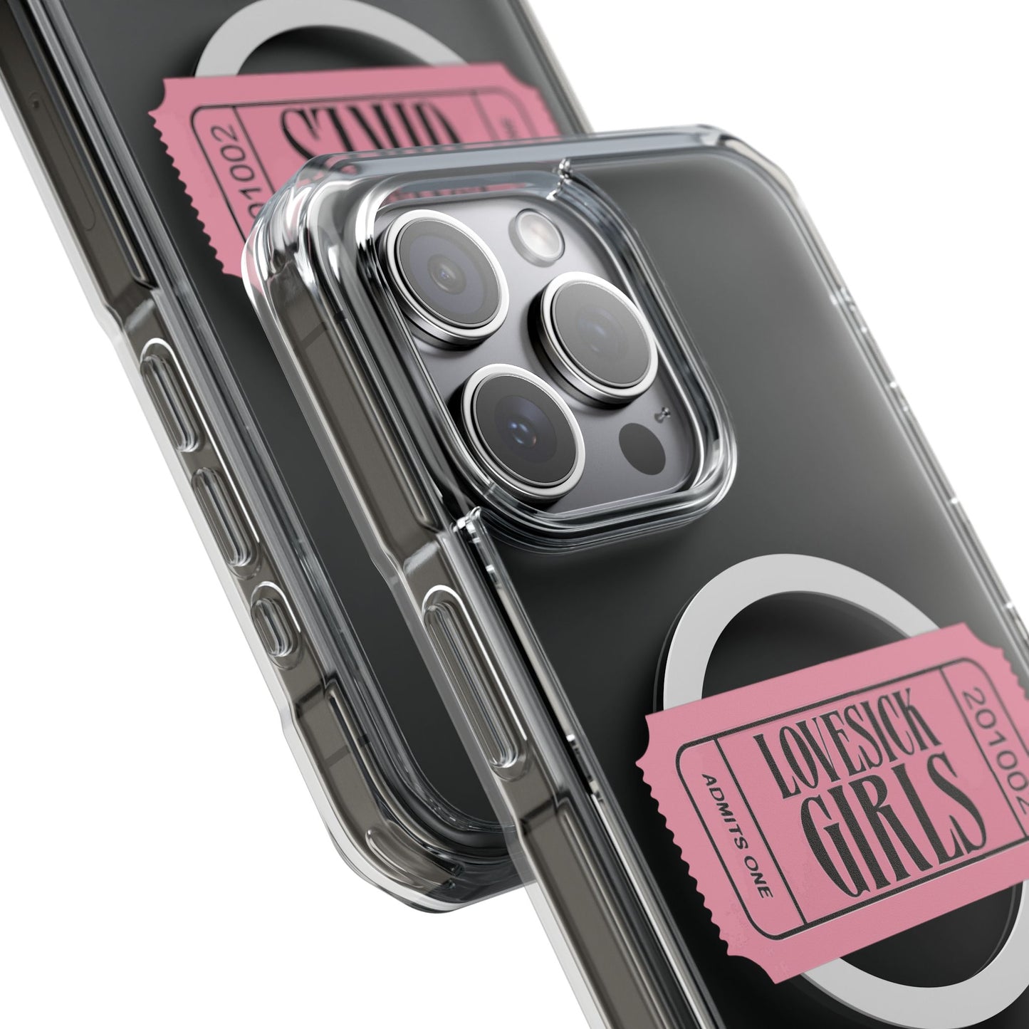 Lovesick Girls Ticket - Magnetic Clear Impact Case