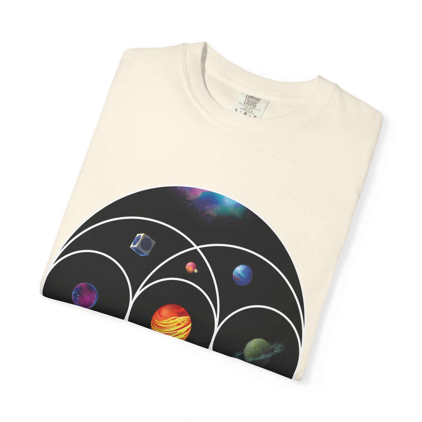 Unisex Garment-Dyed T-Shirt Inspired by Coldplay’s Illustration Concept