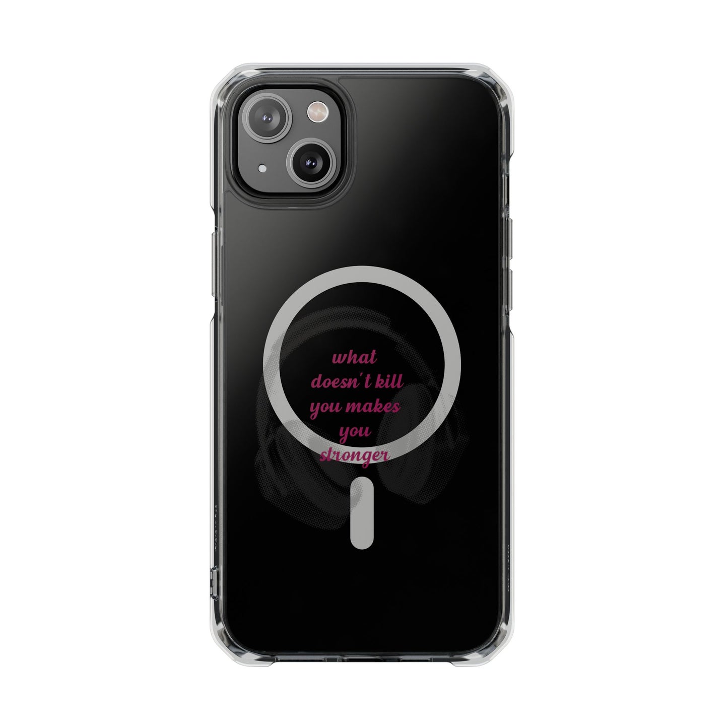Stronger Soundwaves Magnetic clear Impact Case