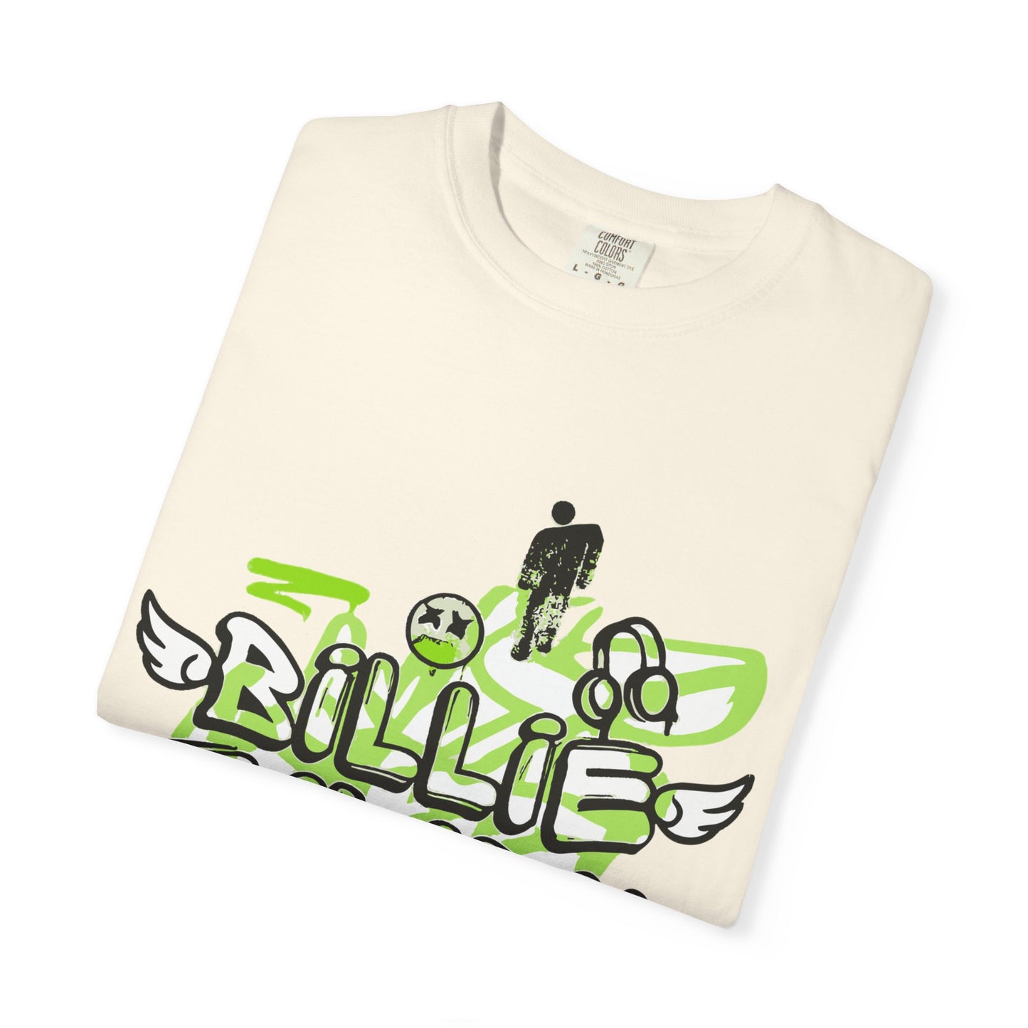 Grunge Angel Graffiti Unisex Dyed T-shirt