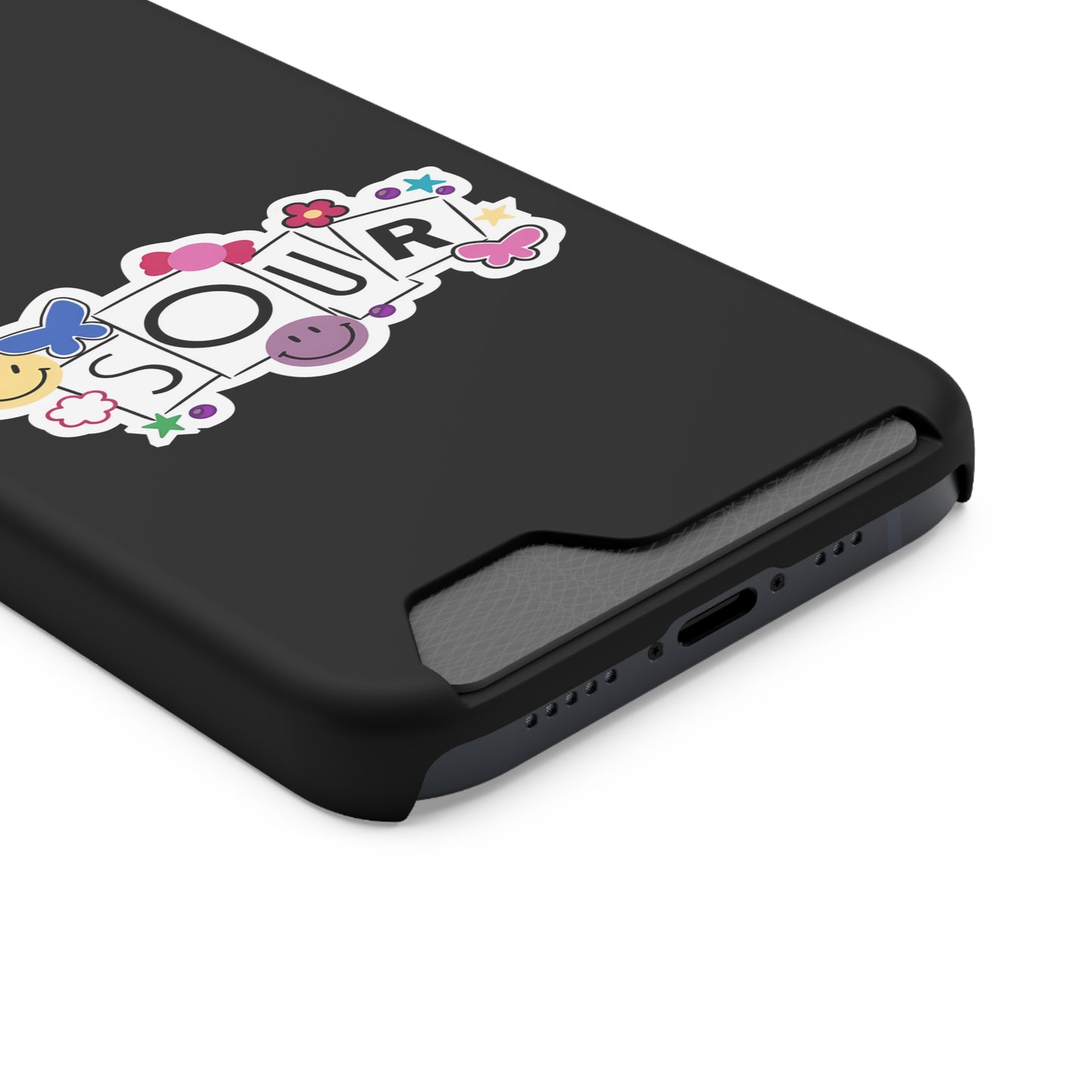 Phone Case + Card Holder For Iphone 13 – Olivia Rodrigo Sour | Black Edition