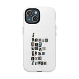 Mixed Message Collage Tough Magnetic Case
