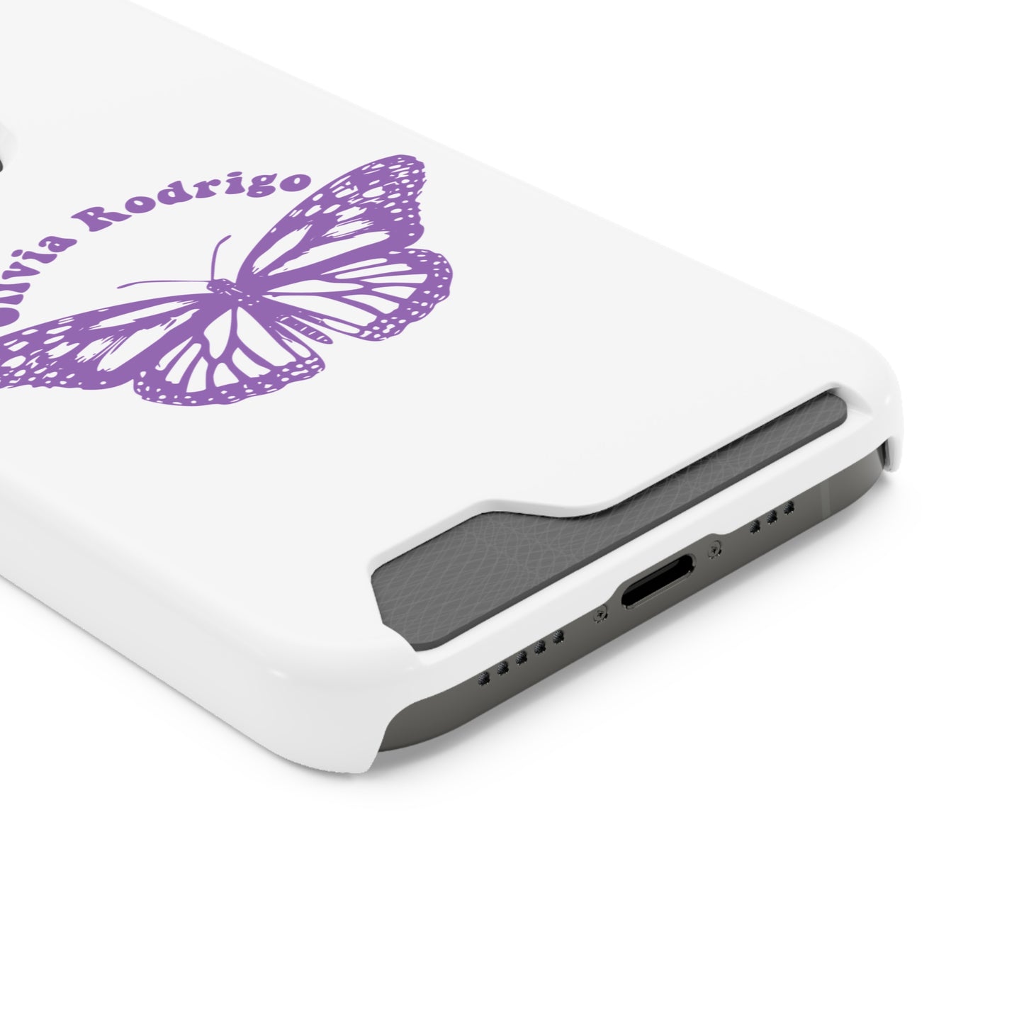 Phone Case + Card Holder For Iphone 13 – Olivia Rodrigo With Butterfly | Edition
