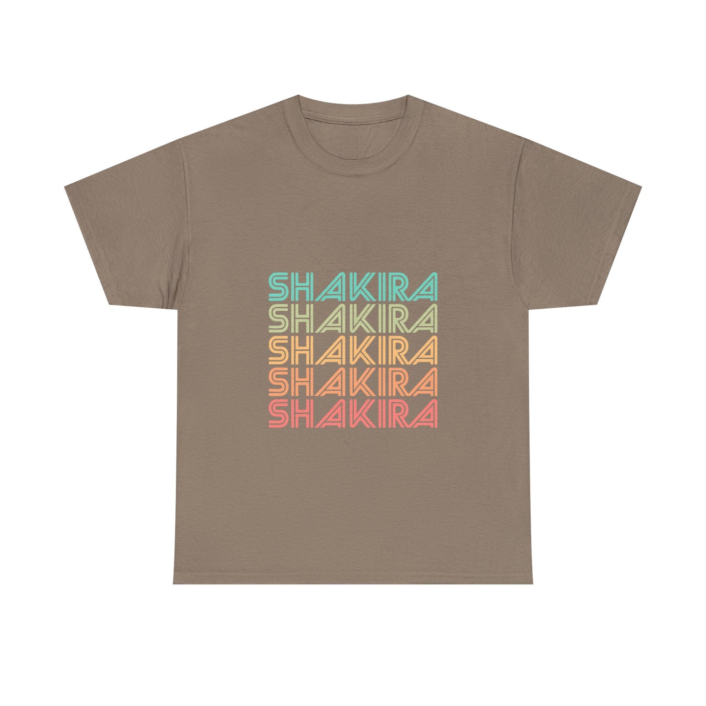 Retro Pop Lines Unisex Heavy cotton tee
