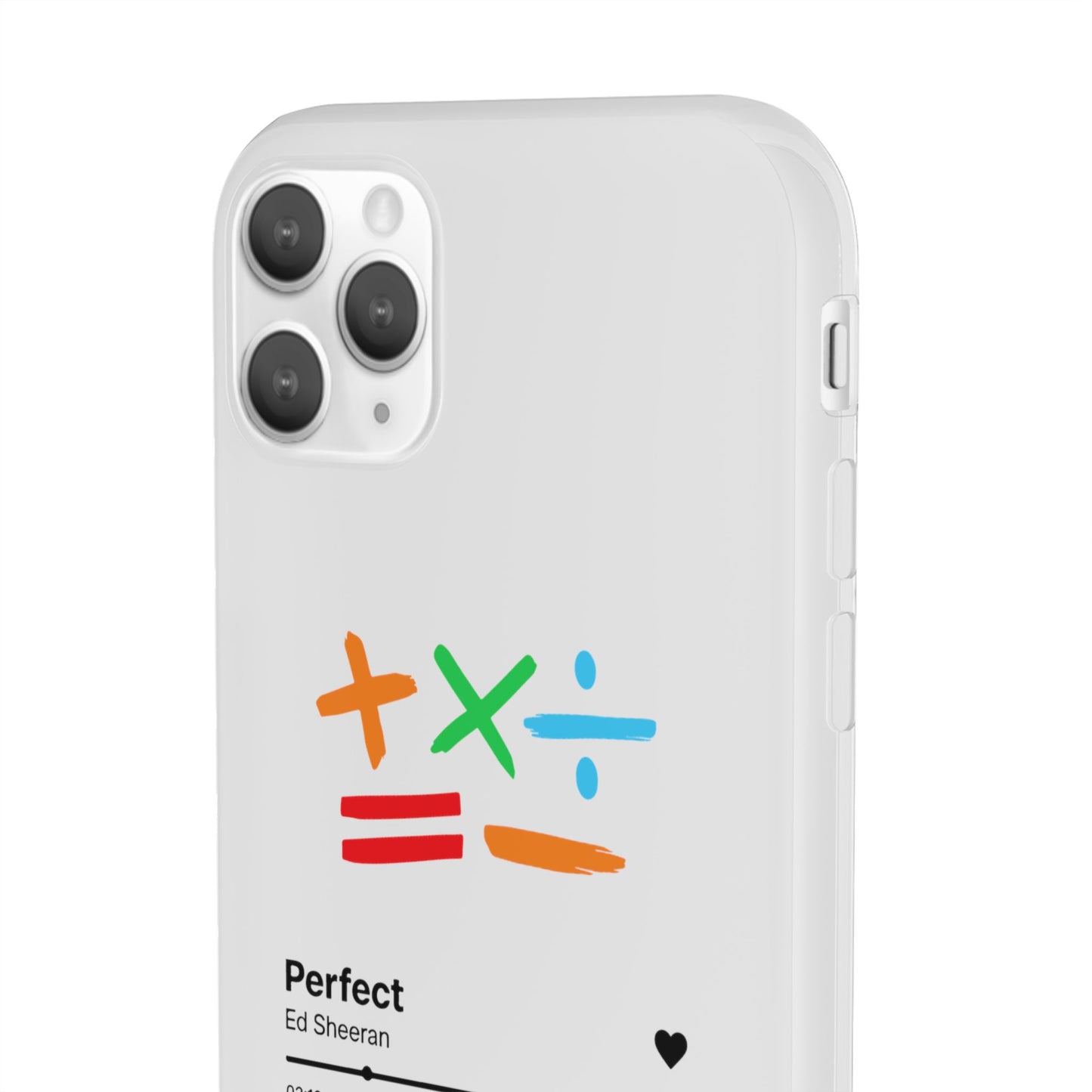 Flexi Case – Ed Sheeran Music Design (iPhone X–16 Pro Max)