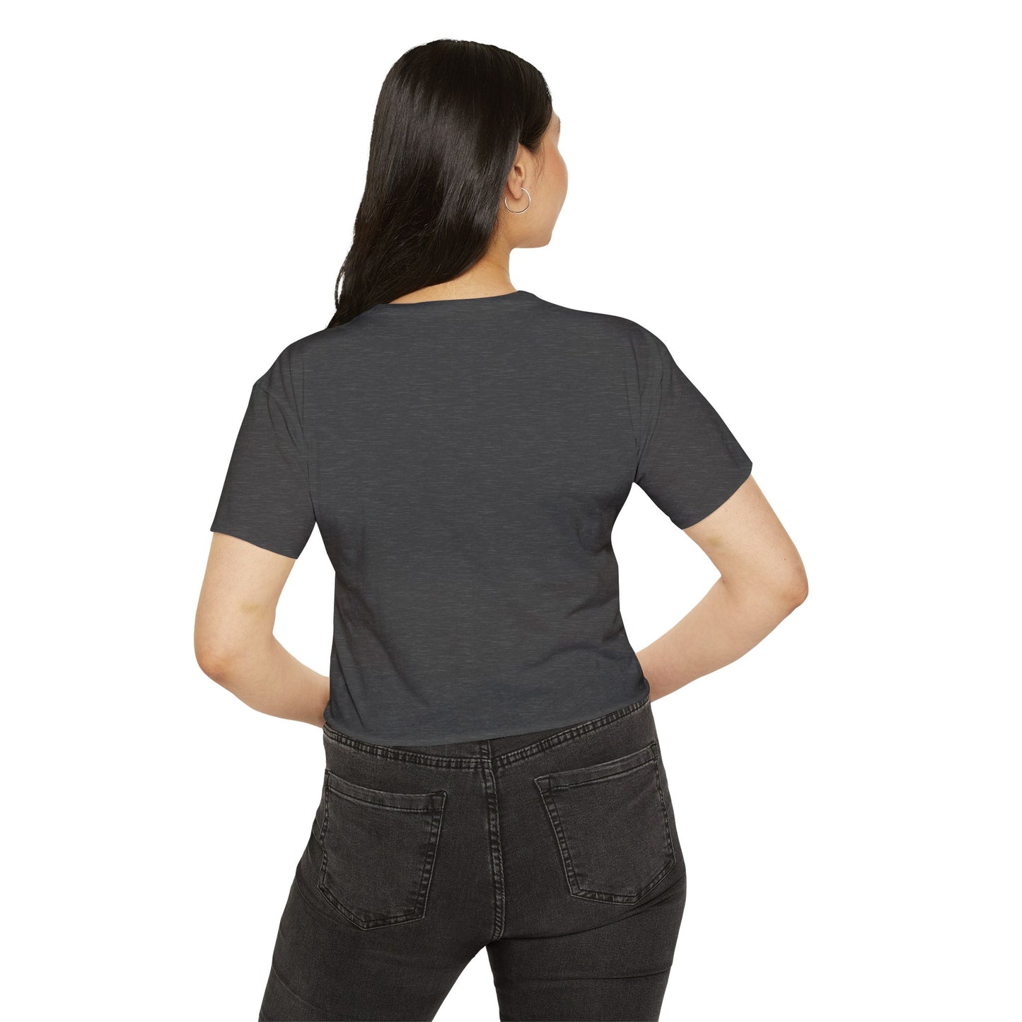 Midnight Vinyl Vibes Women's Festival Crop Top