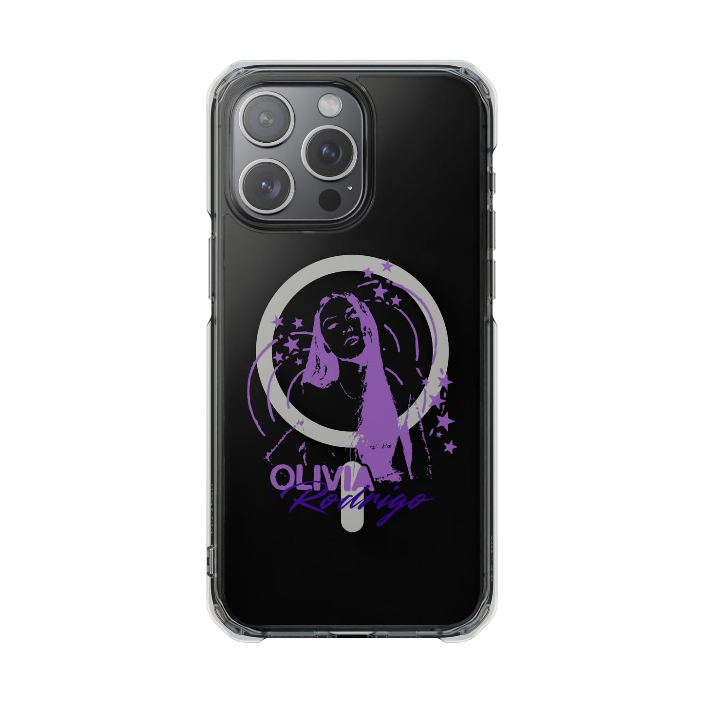 Olivia Rodrigo Star Portrait Magnetic Clear Impact Case