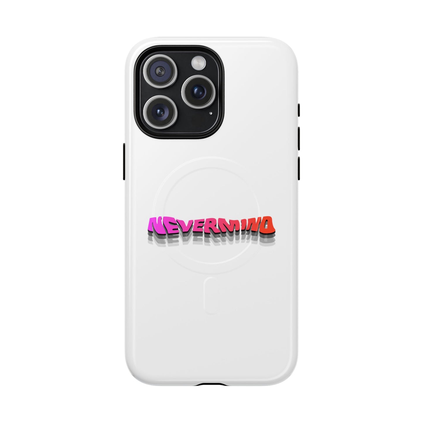 Wavy Groovy Typography Tough Magnetic Case