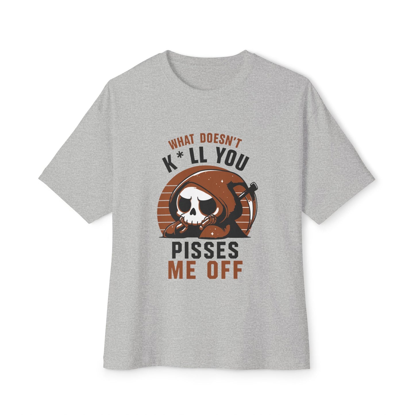 Oversized boxy Tee – Snazzy Piss Me off Edition