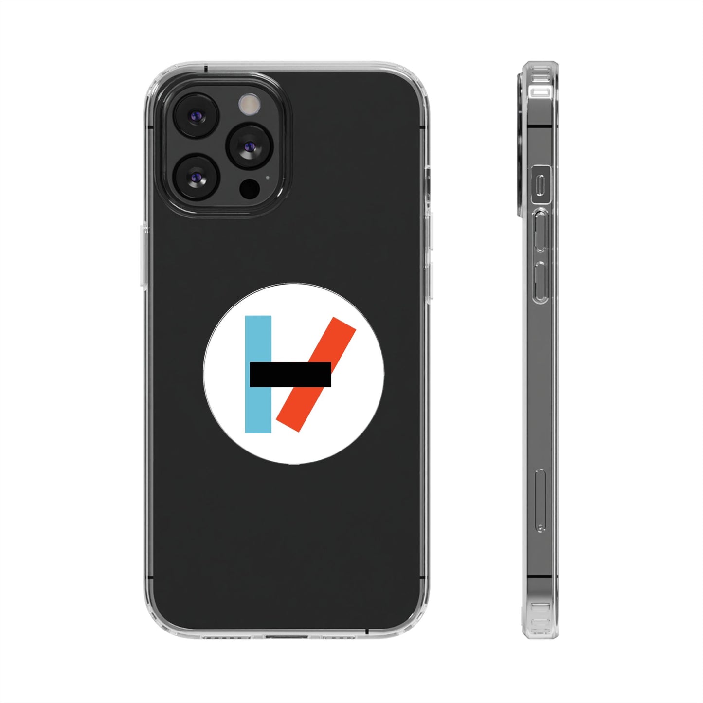 Circle Flame Clear Case