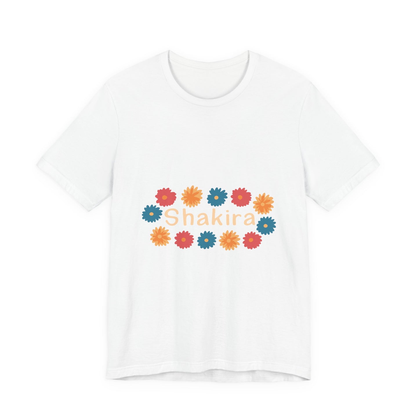 Retro Floral Groove Unisex jersey short sleeve tee
