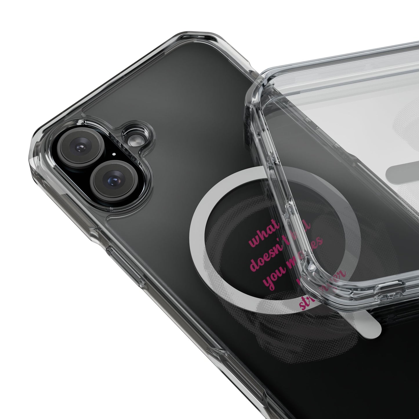 Stronger Soundwaves Magnetic clear Impact Case