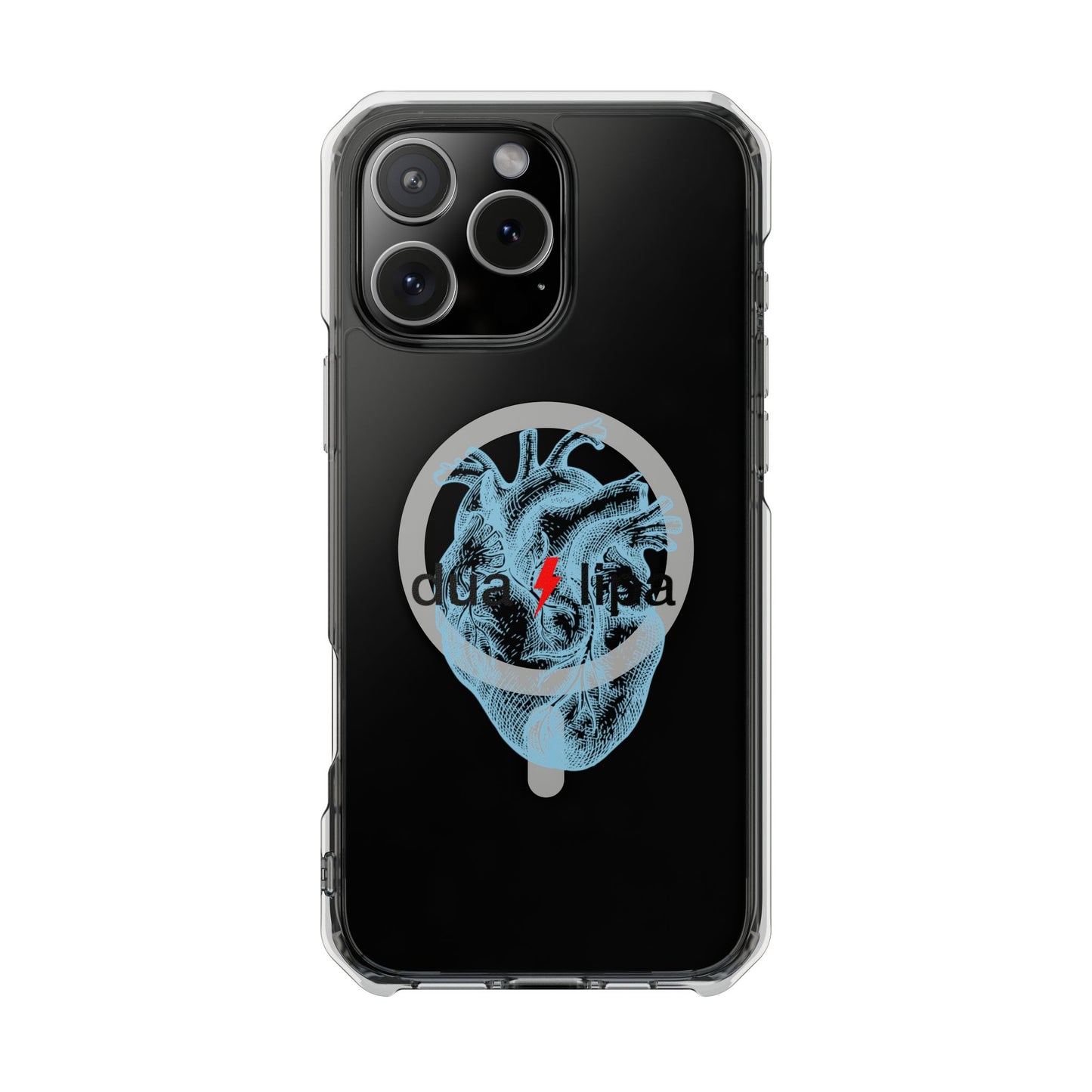 Electro Heart Illustration Magnetic Clear Impact case