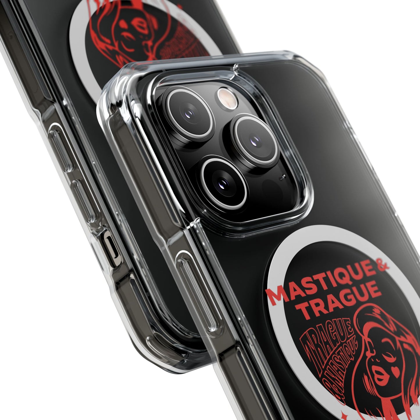 Fierce Femme in Red Clear Impact case