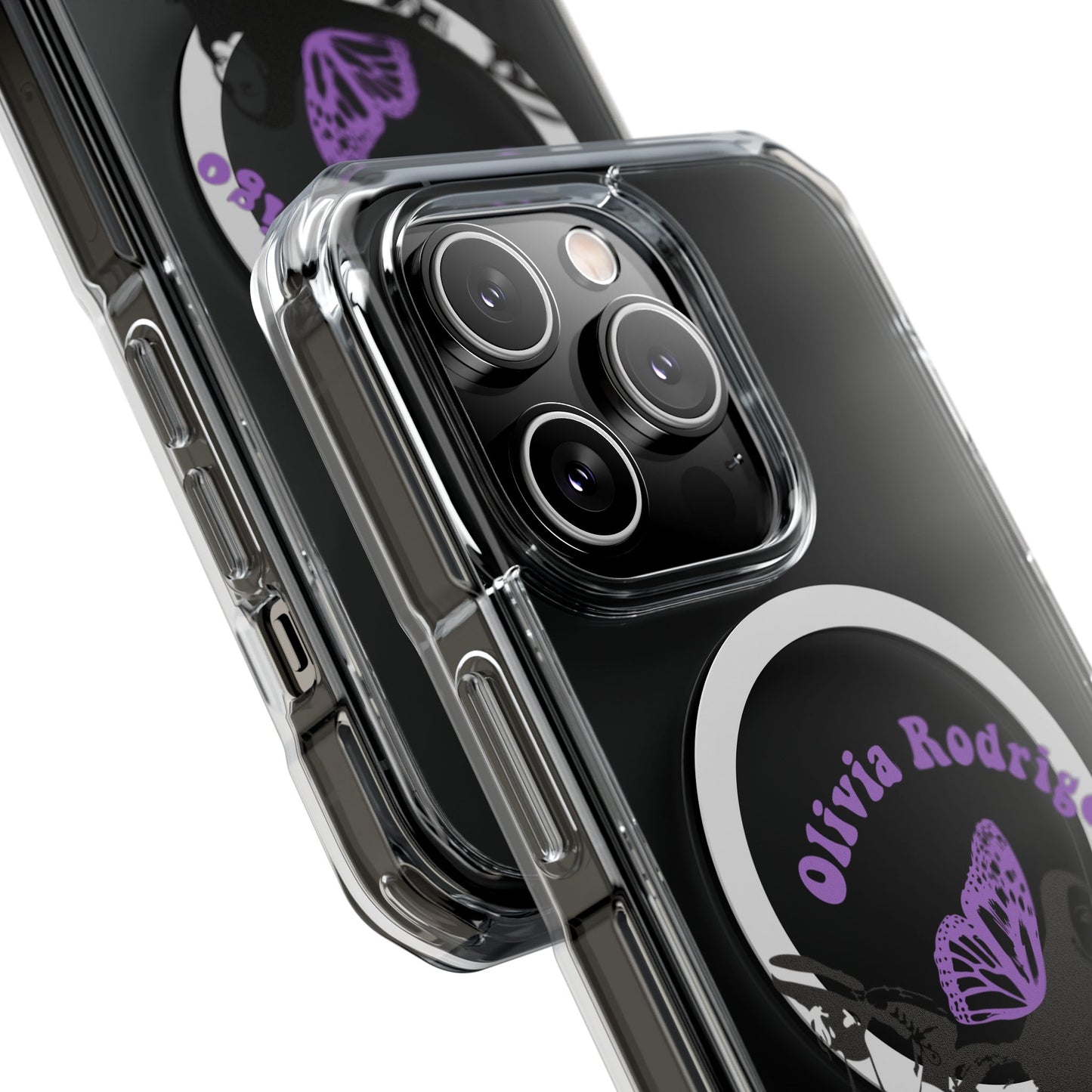 Olivia Rodrigo Butterfly Arc Magnetic Clear Impact Case