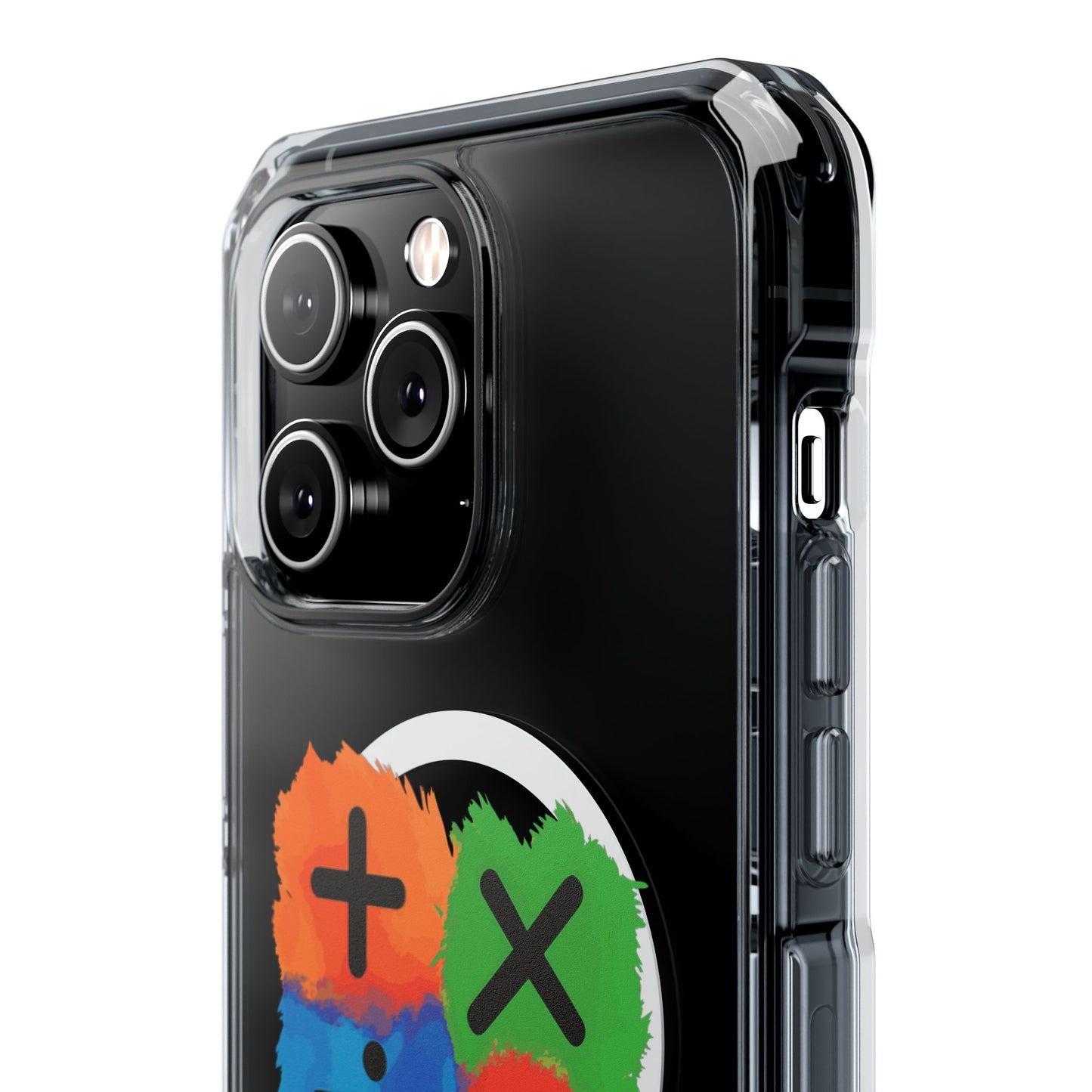 Orange Equals Symbol Magnetic Clear Impact Case