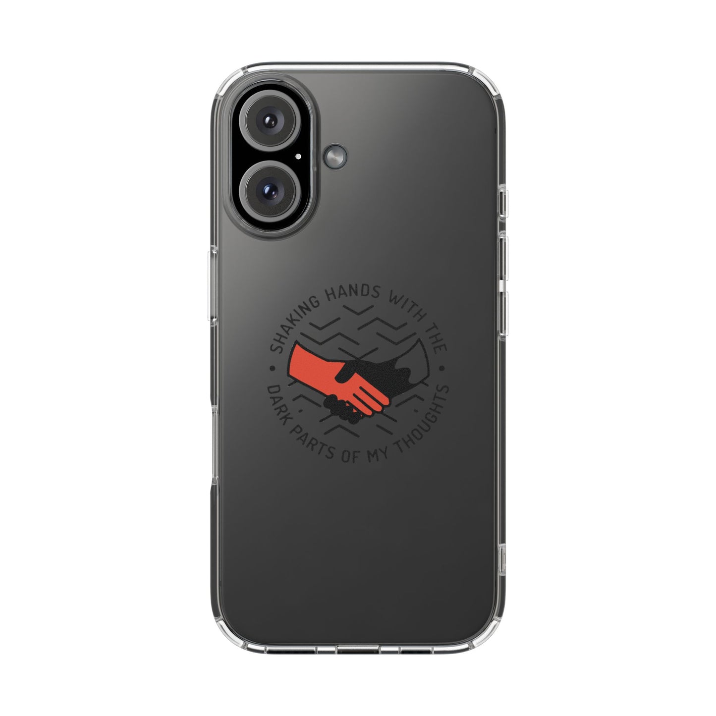 Dark Grip Clear Case