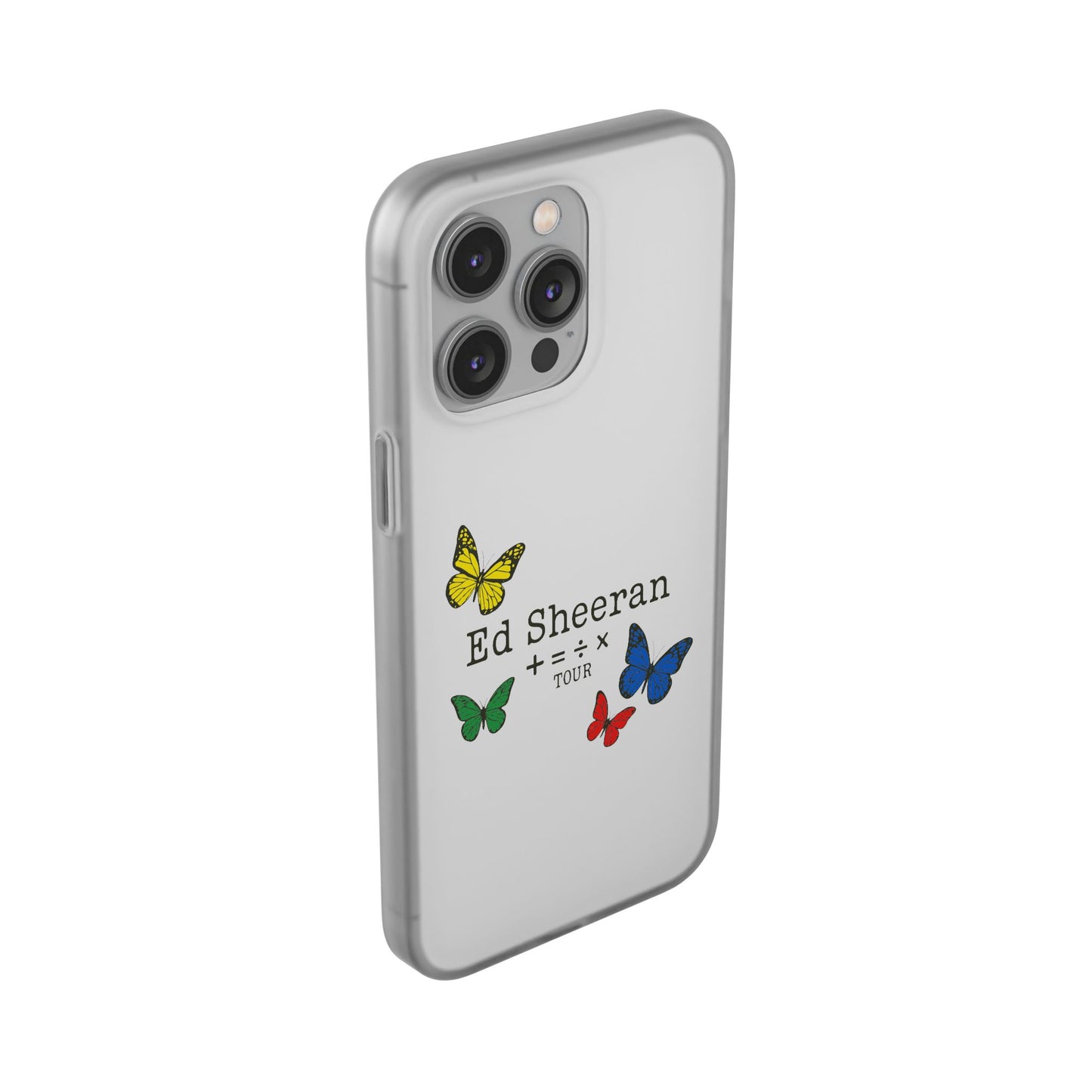 Flexi Case – Ed Sheeran butterfly edition (iPhone X–16 Pro Max)