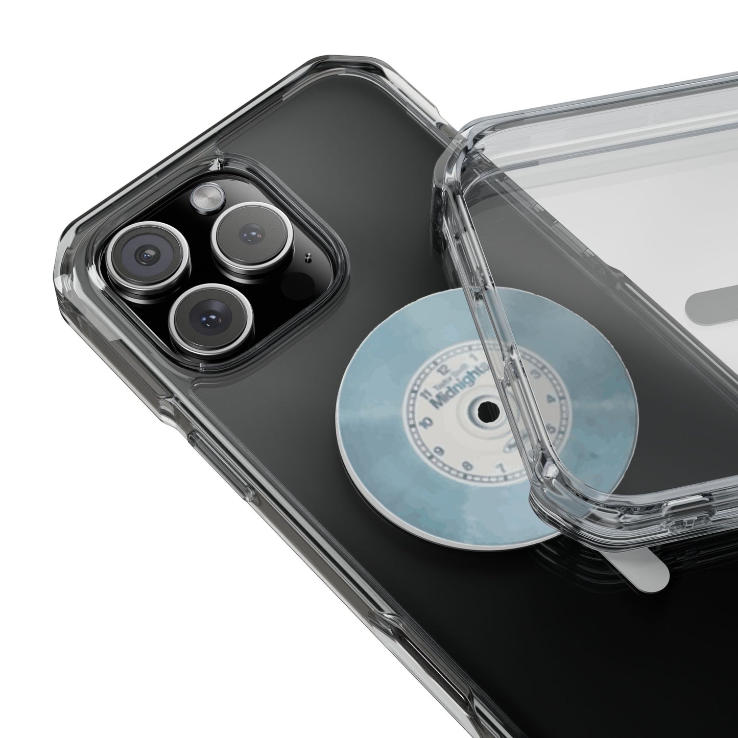 Midnight Vinyl Vibes Magnetic clear Impact Case
