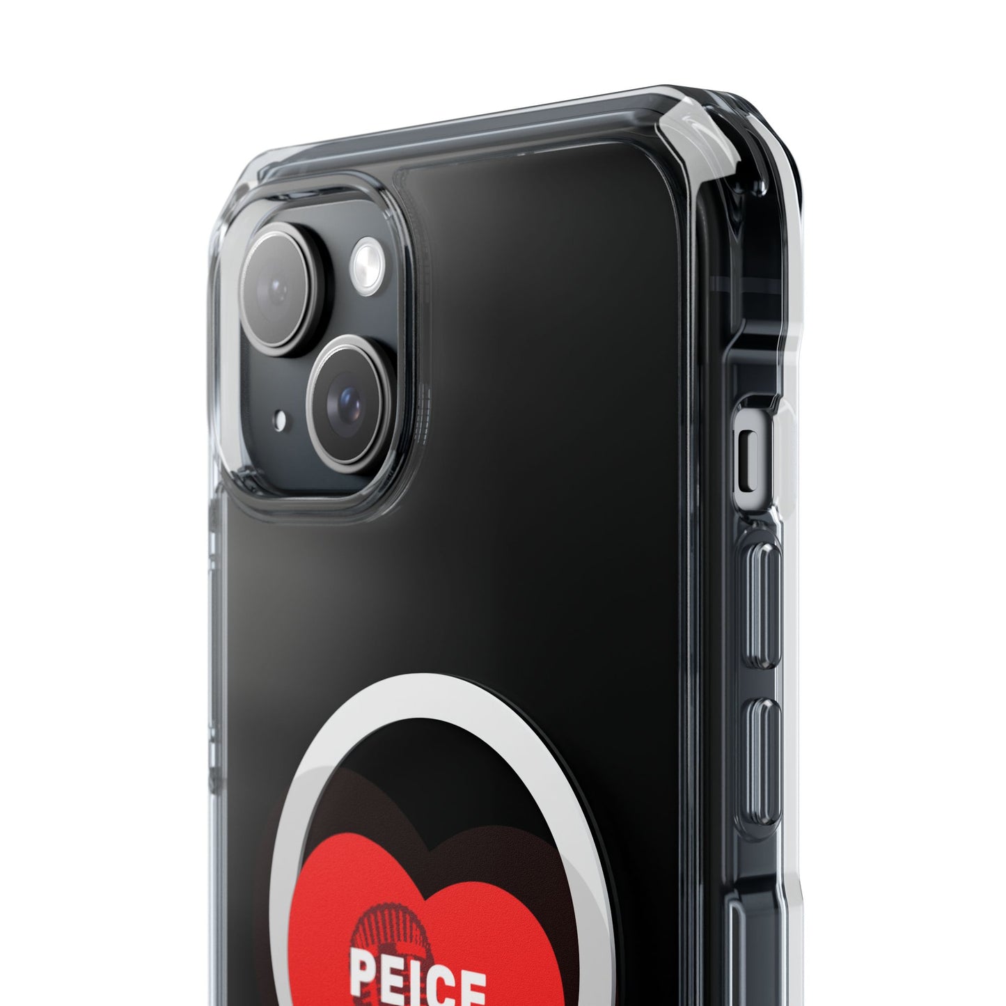 Piece by Piece Mic Drop Magnetic clear Impact Case