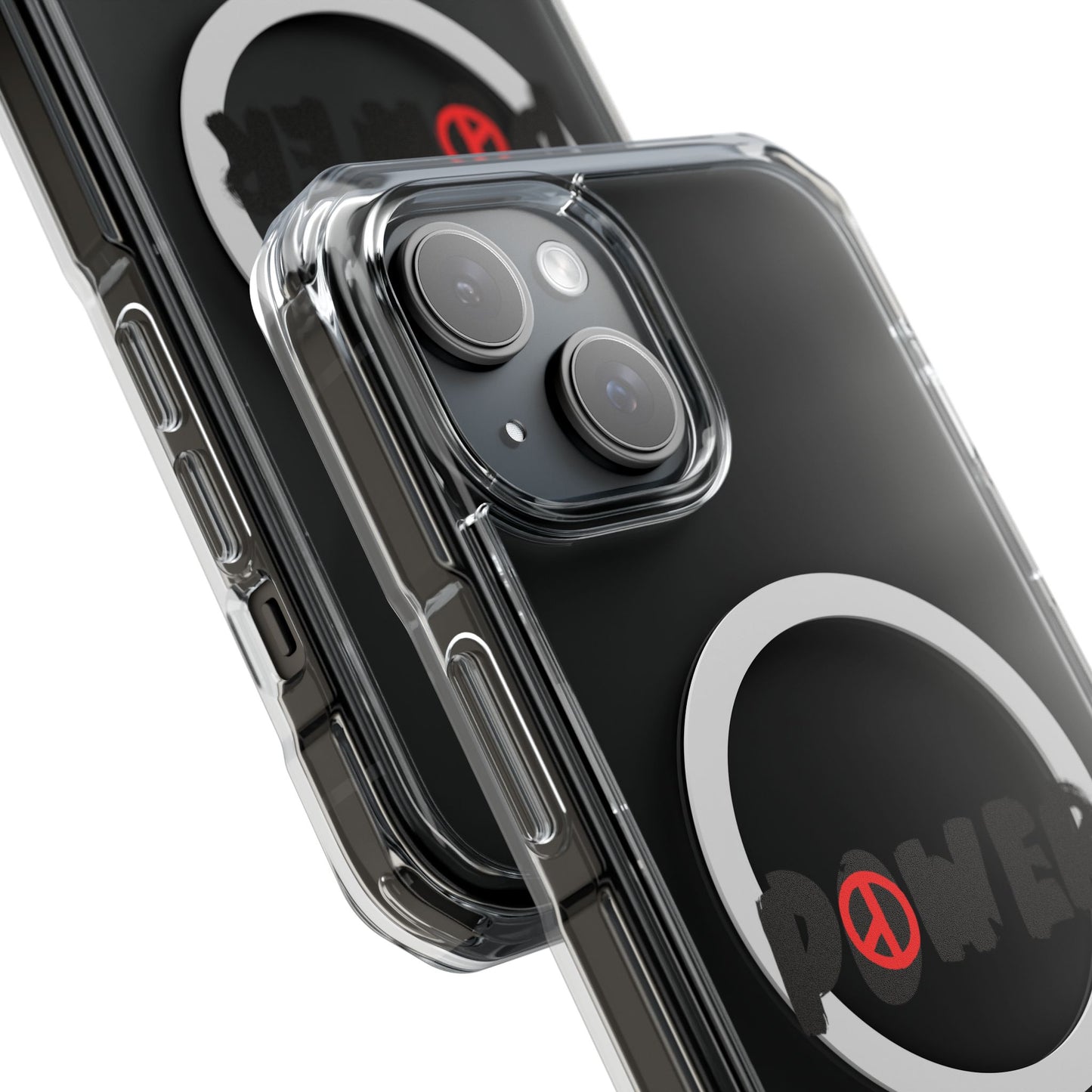 Peace Vibes Streetwear Magnetic Clear Impact Case