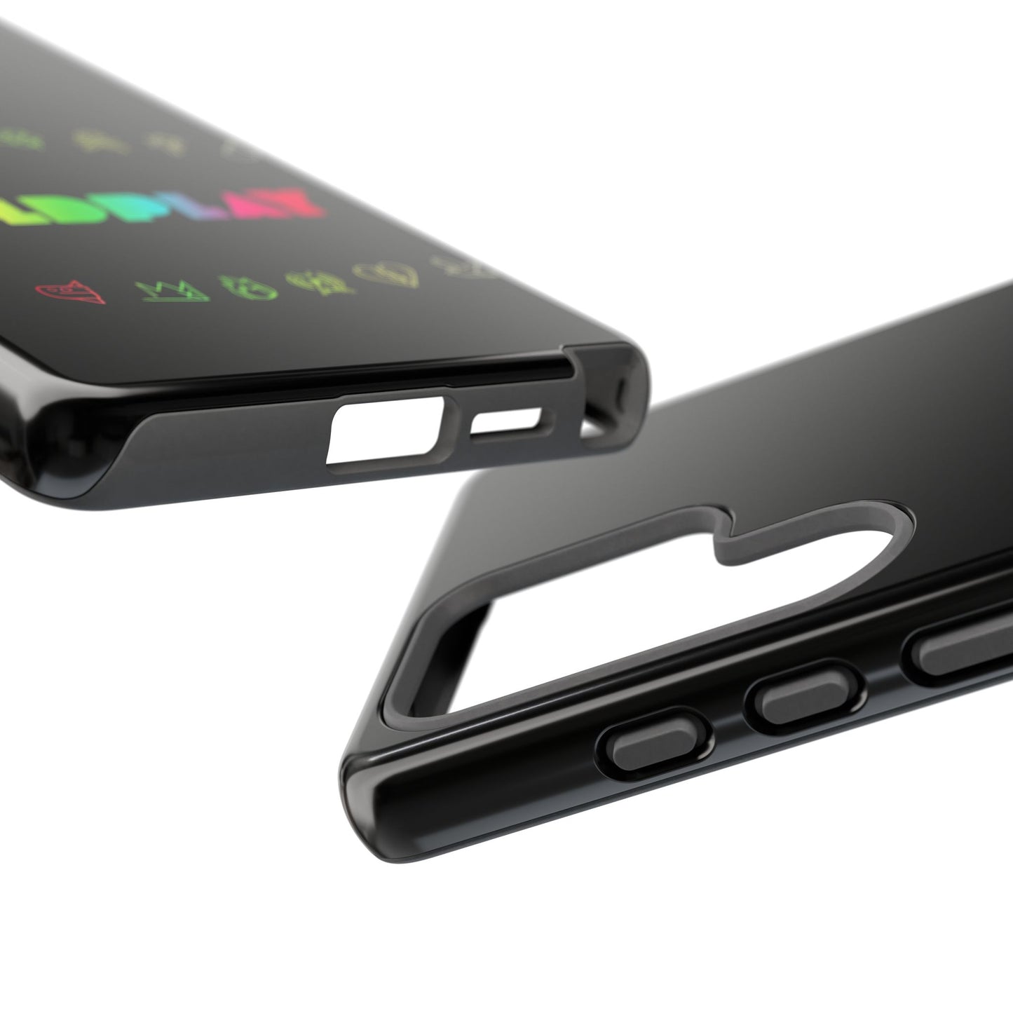 Premium Tough Case for Samsung S21 to S25 Ultra Showcasing Coldplay’s Signage