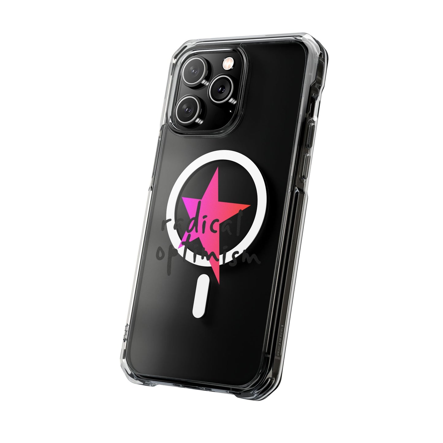 Flame Script Statement Magnetic Clear Impact case