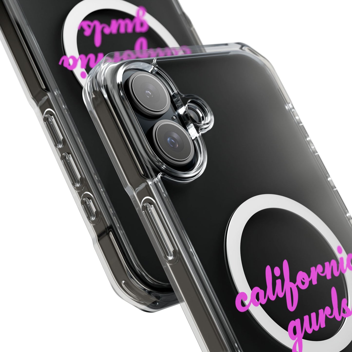 California Script Magnetic Clear Impact cases