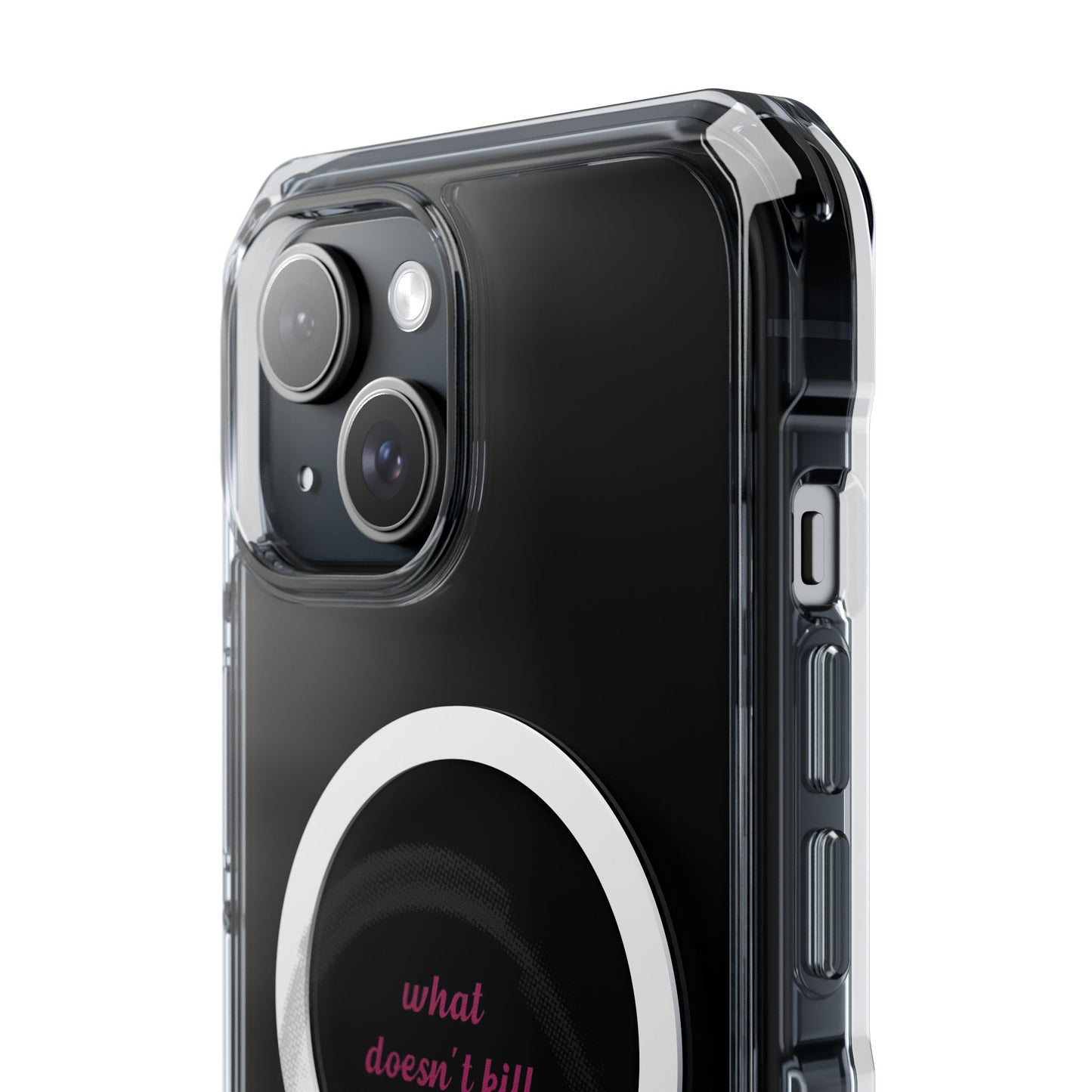 Stronger Soundwaves Magnetic clear Impact Case