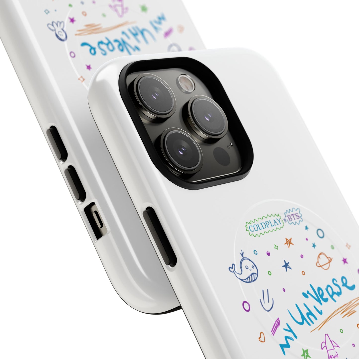 Neon Space Doodles Tough Magnetic Case