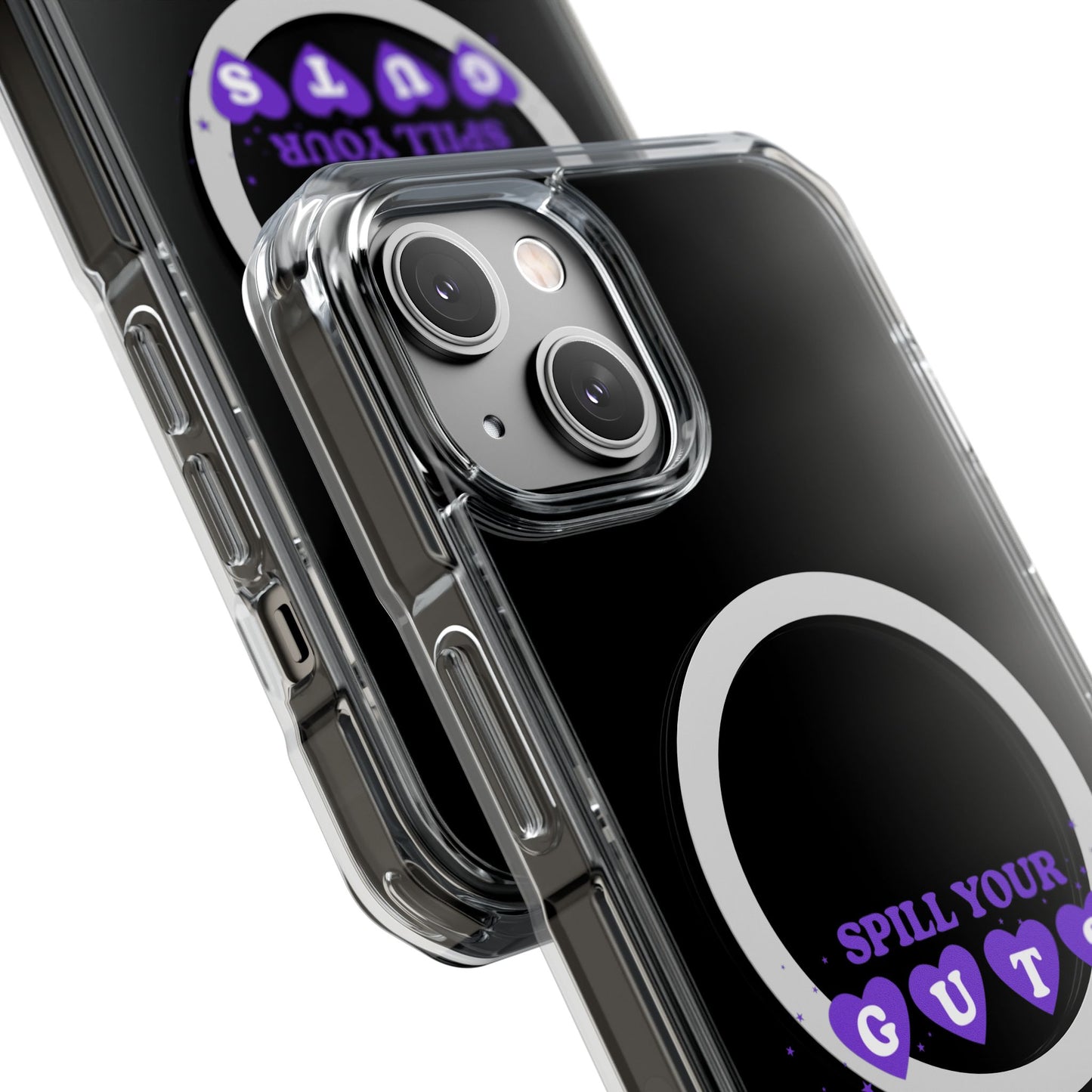 Spill Your Guts Heart Magnetic Clear Impact Case