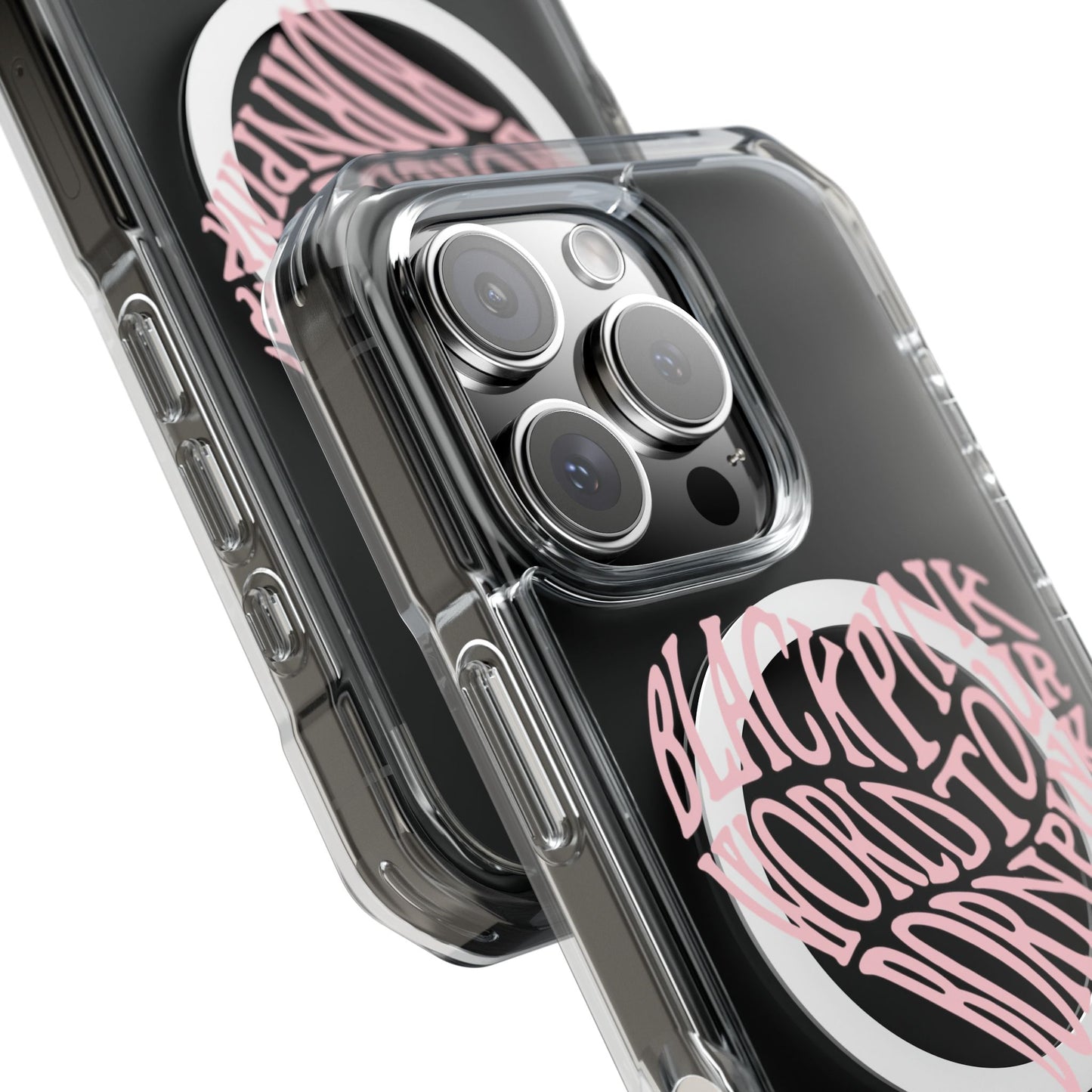 Born Pink Heart Typography - Magnetic Clear Impact Case