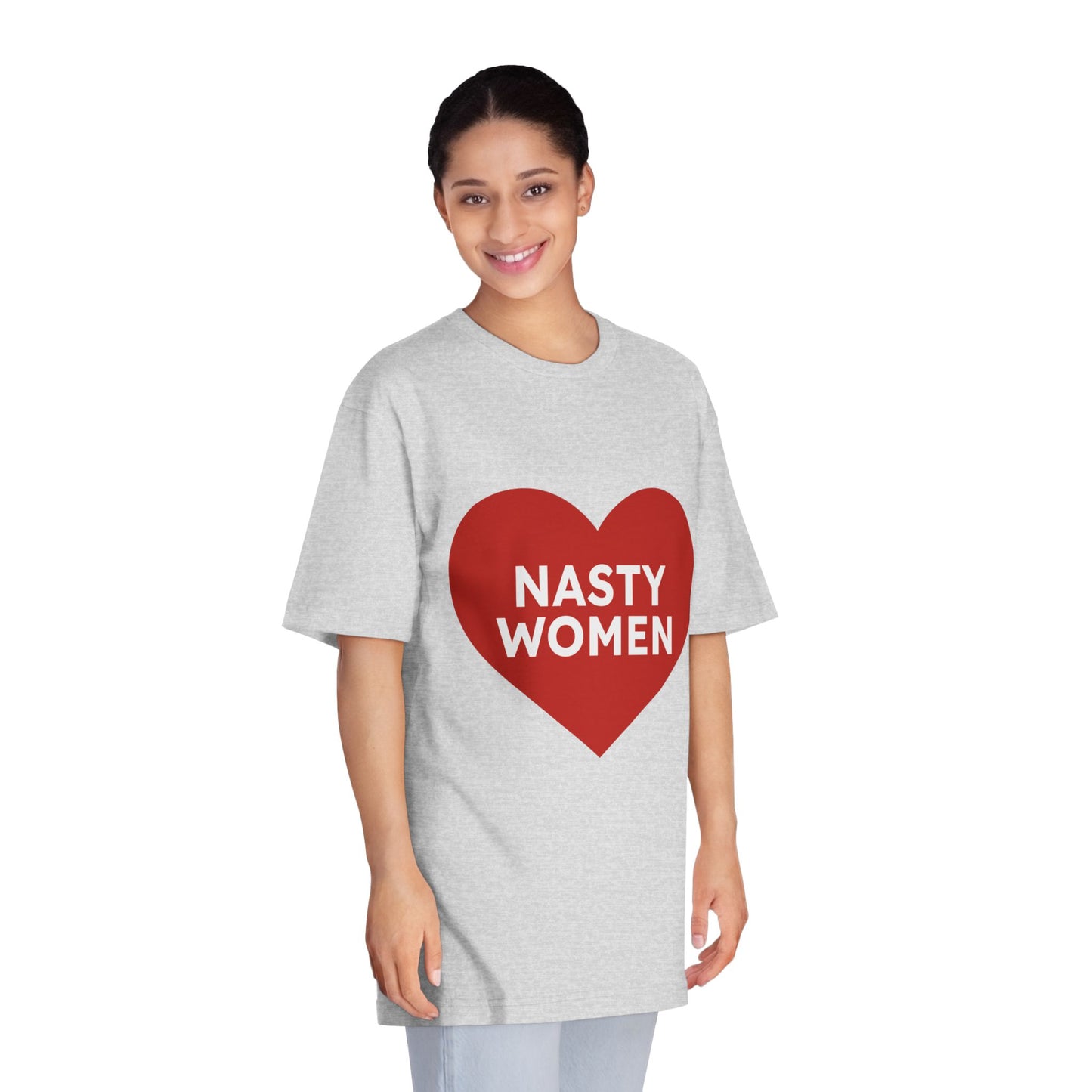 Nasty Women Heart - Unisex Classic Crewneck T-shirt