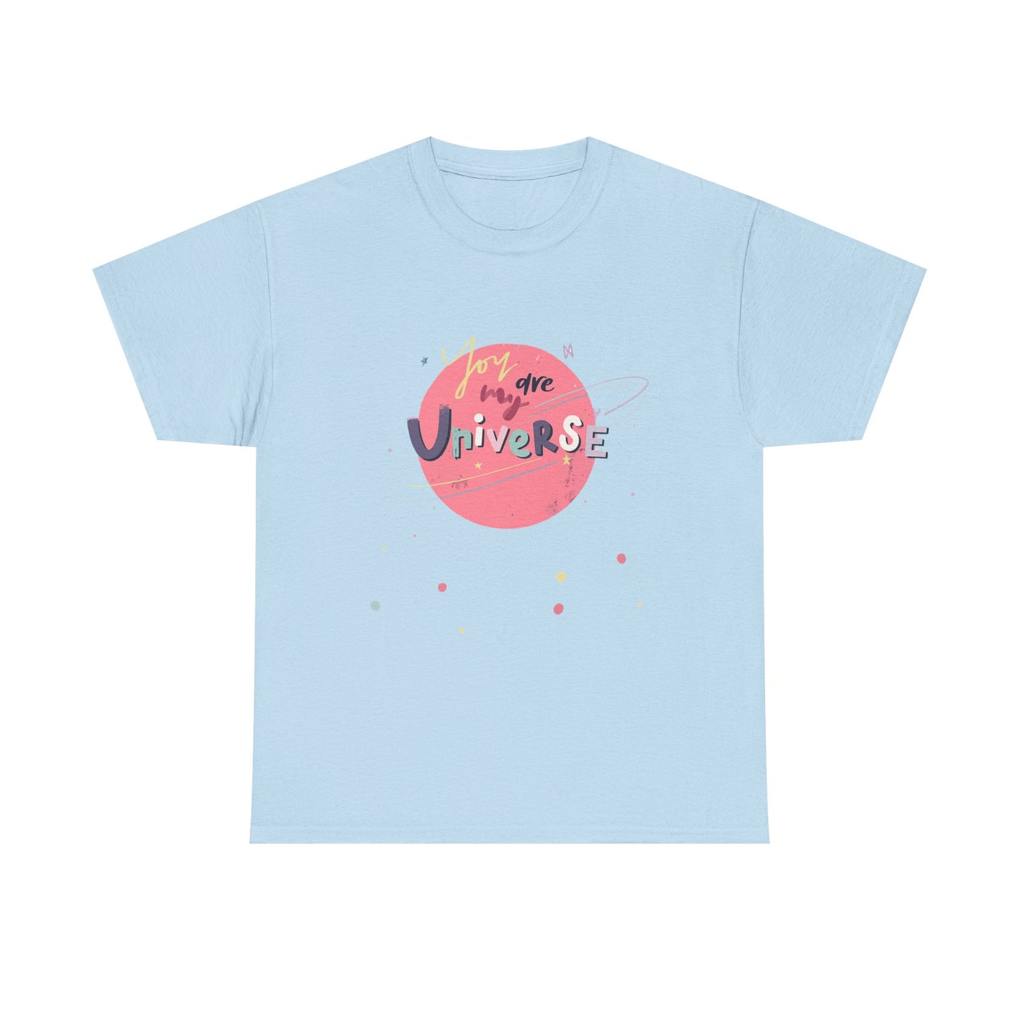 Pastel Planet & Universe Unisex Cotton Tee
