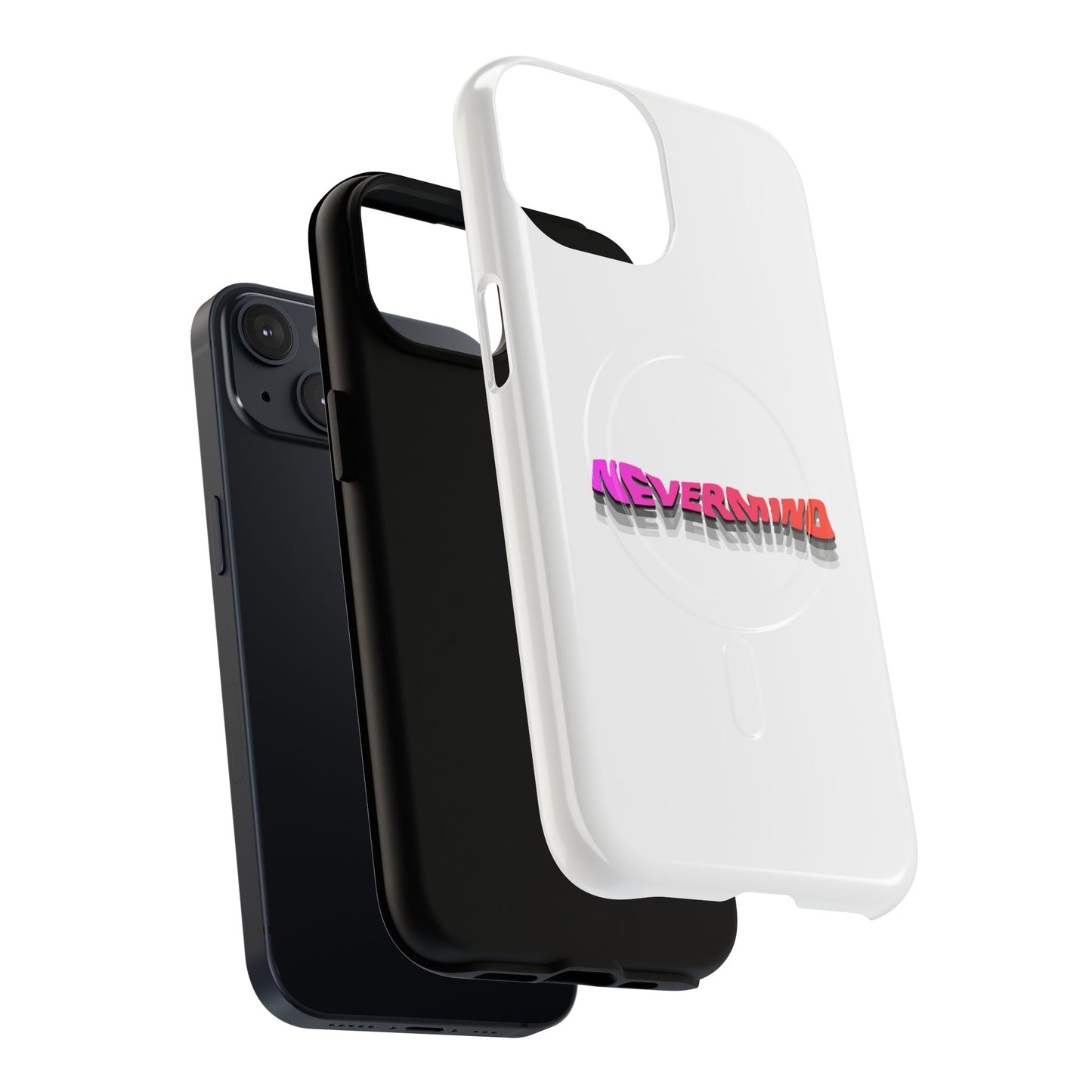 Wavy Groovy Typography Tough Magnetic Case