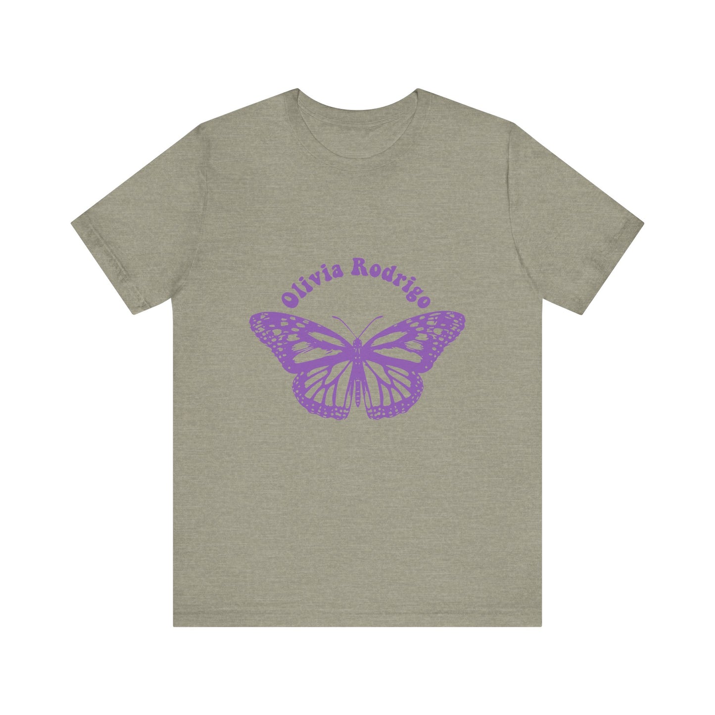 Olivia Rodrigo Unisex Jersey Short Sleeve Tee - With Butterfly
