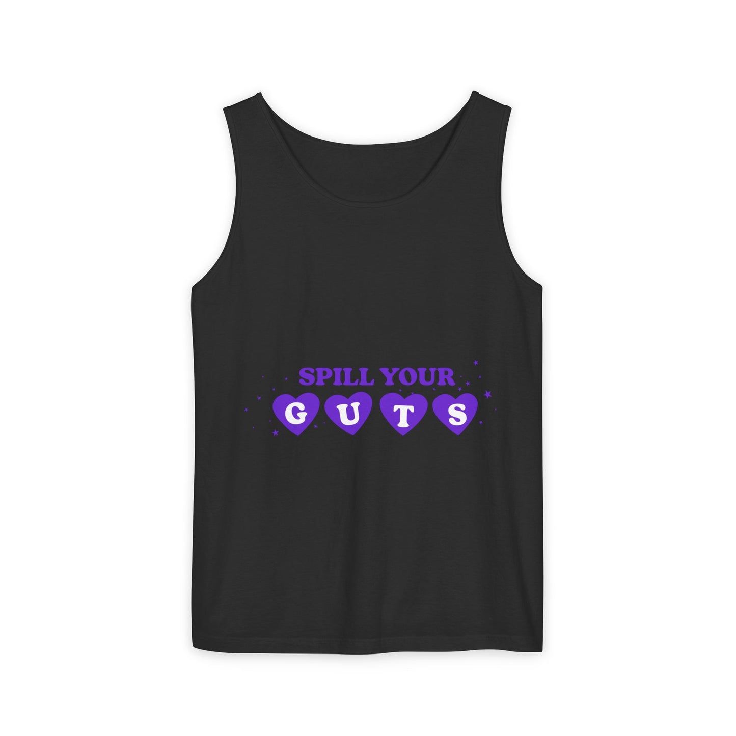 Spill Your Guts Heart-Dyed Tank Top