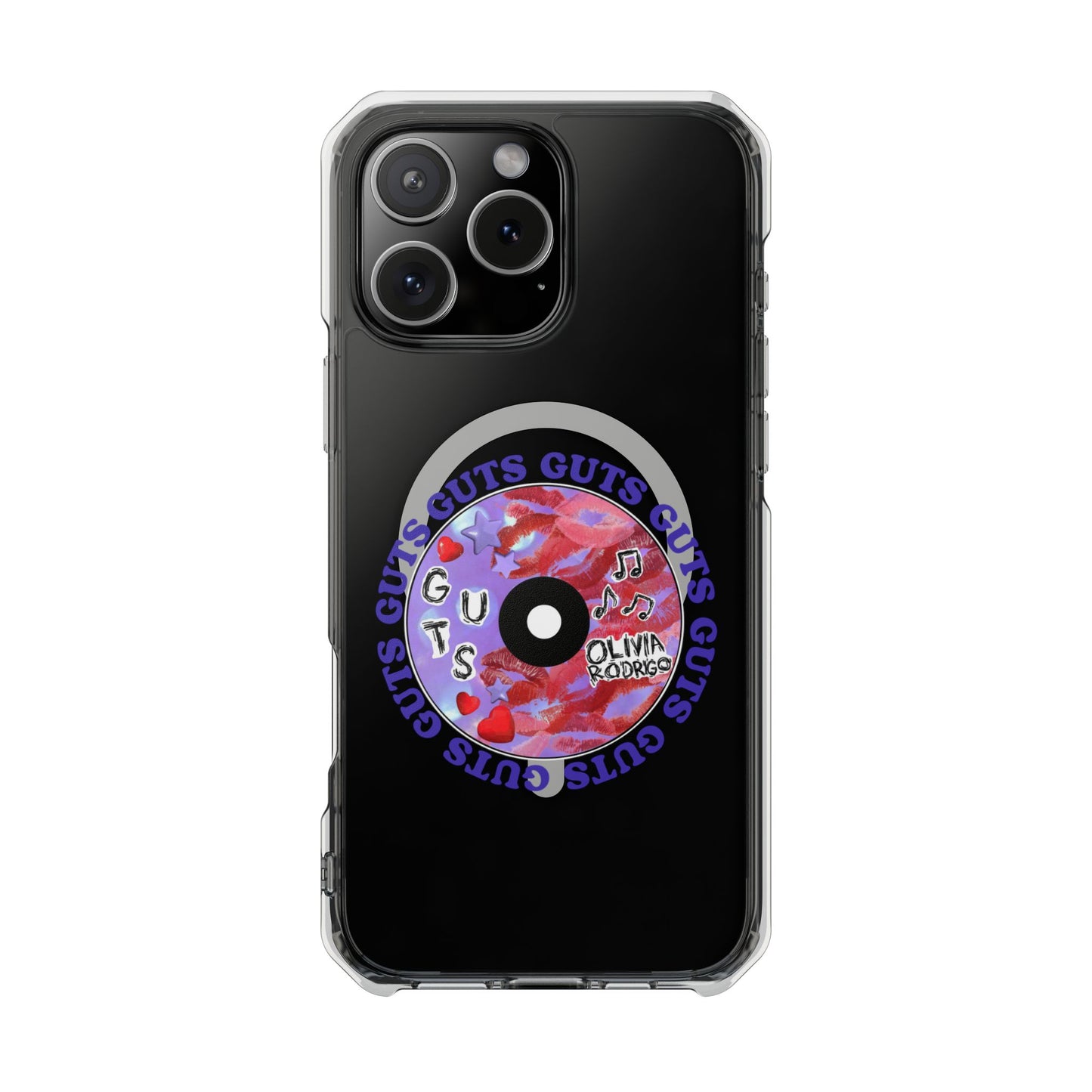 Guts Album Art CD Magnetic Clear Impact Case