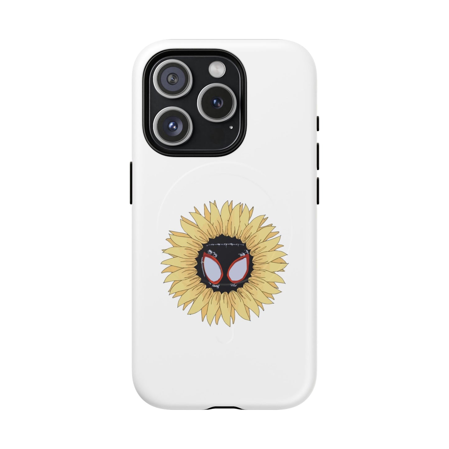 Sunflower Mask Illustration Tough Magnetic Case
